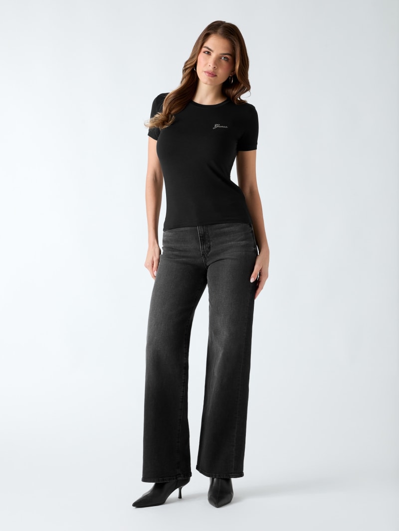 Rhinestones logo t-shirt - thumbnail 2