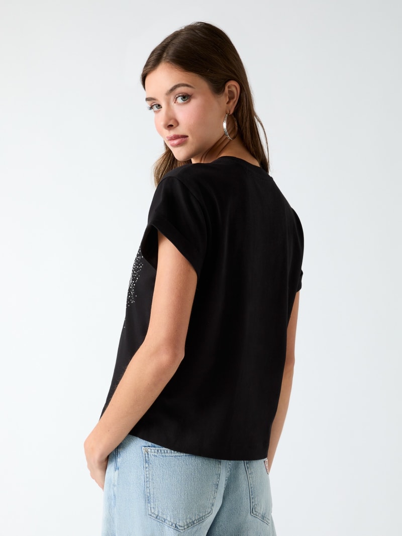 GUESS® Rhinestones logo t-shirt