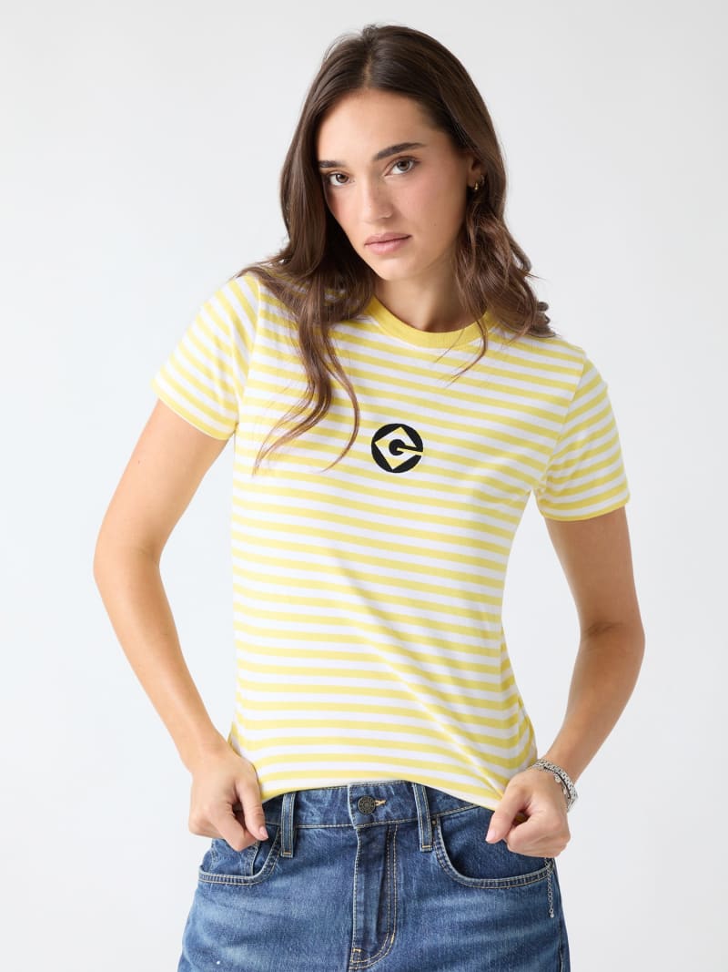 GJ X Minions Striped T-shirt