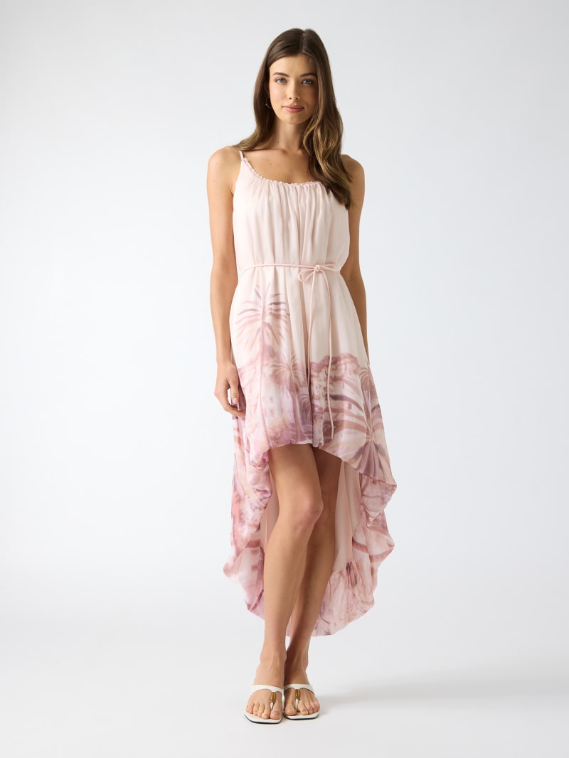 Asymmetric maxi dress