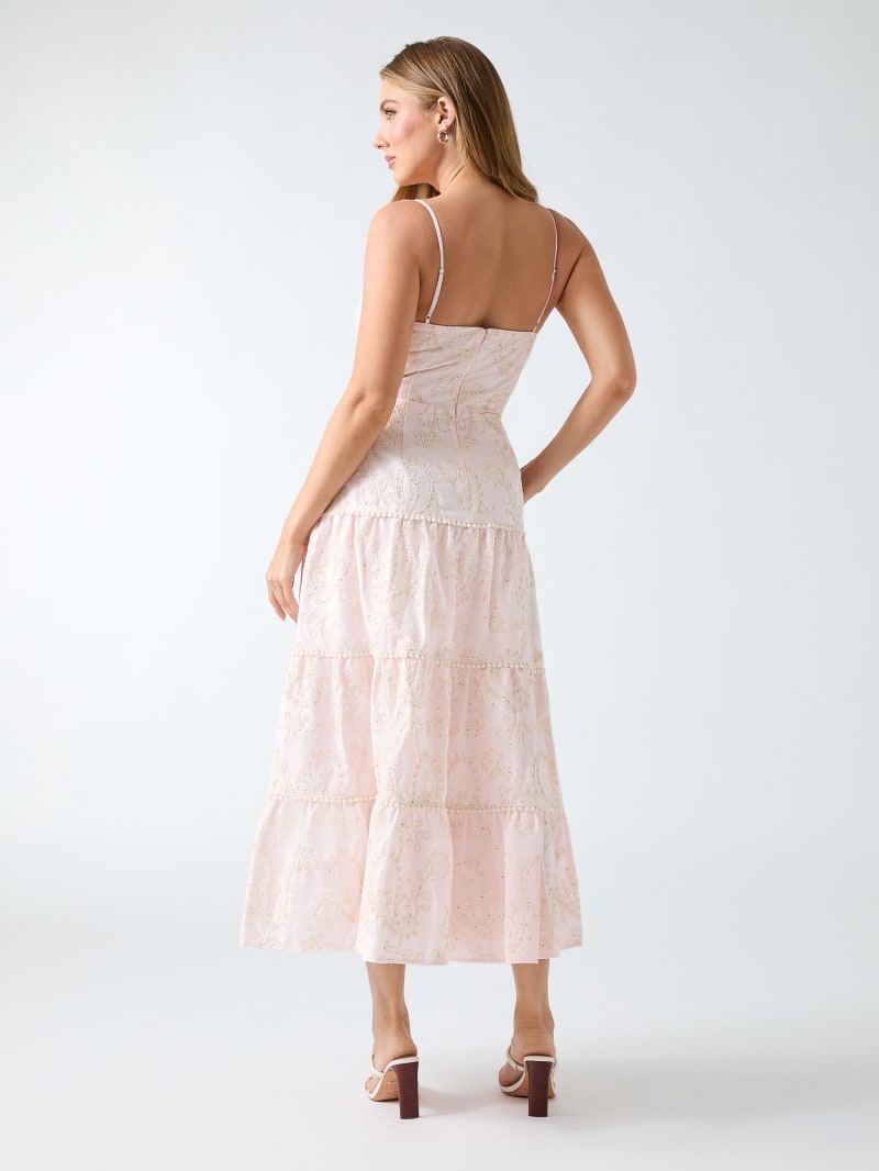 Embroidered midi dress - thumbnail 9