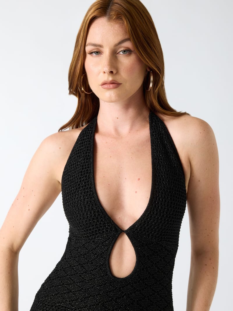 Lurex mini dress