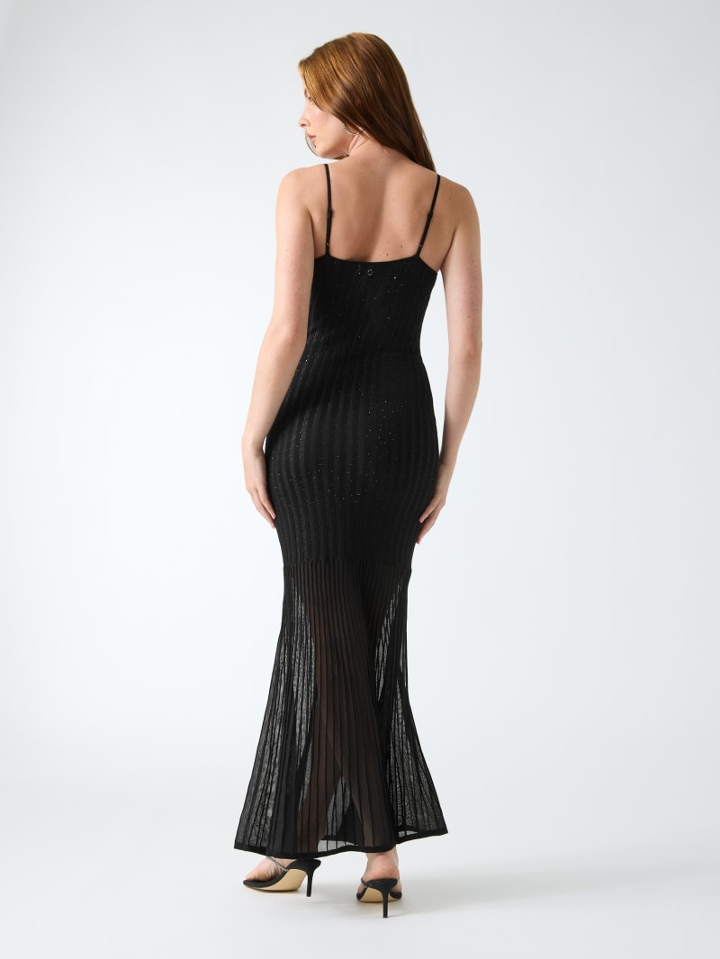 Ribbed long dress - thumbnail 4