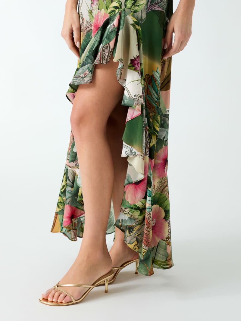Printed long dress - thumbnail 5