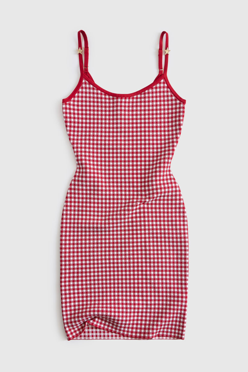 Printed bodycon mini dress
