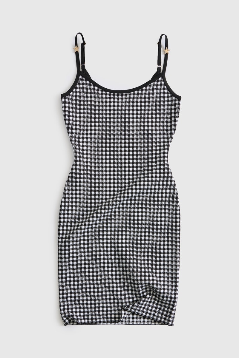 white dress square neckline Georgia Square Neckline Midi Dress White