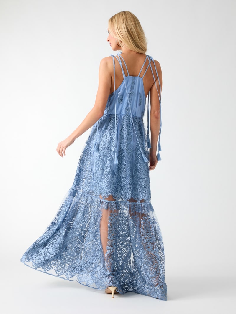 Embroidered maxi dress