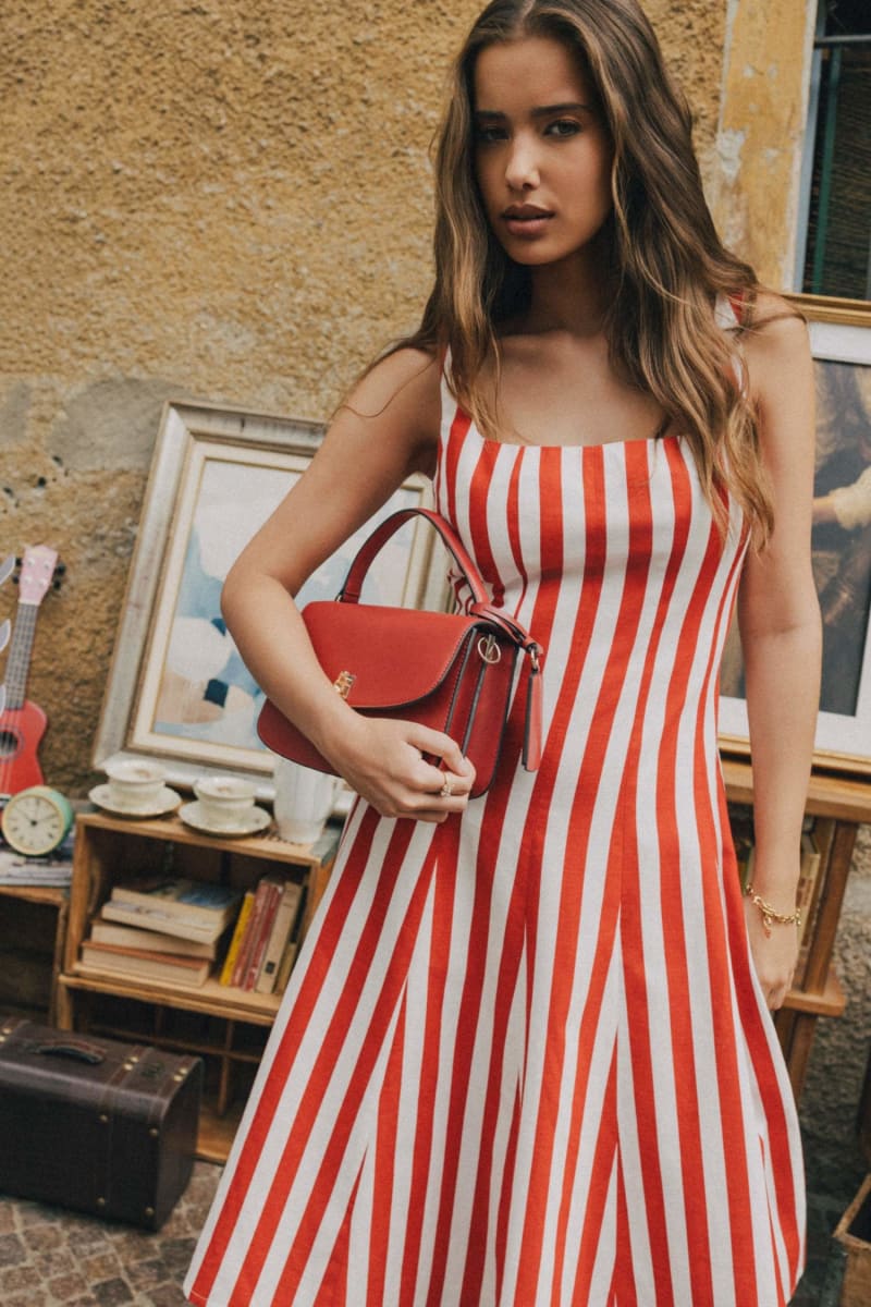 Striped Midi Dress - thumbnail 2