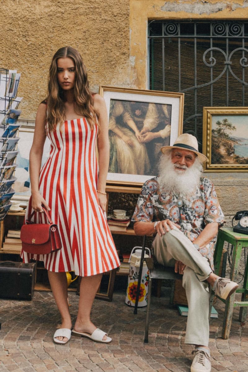 Striped Midi Dress - thumbnail 4