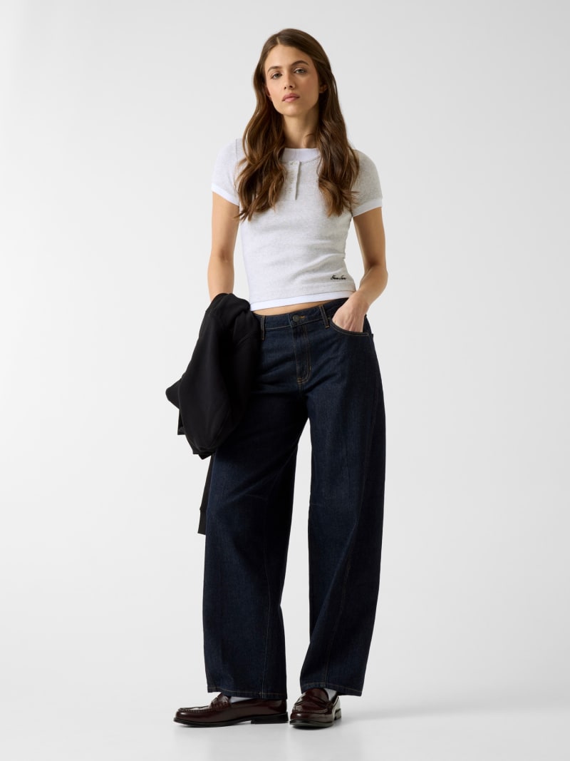 GUESS® Double rib-knit top