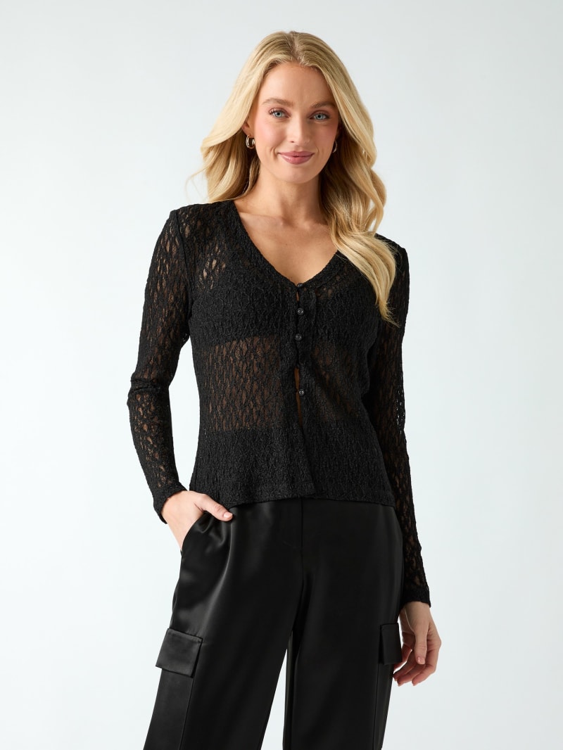 GUESS® Lace knit top