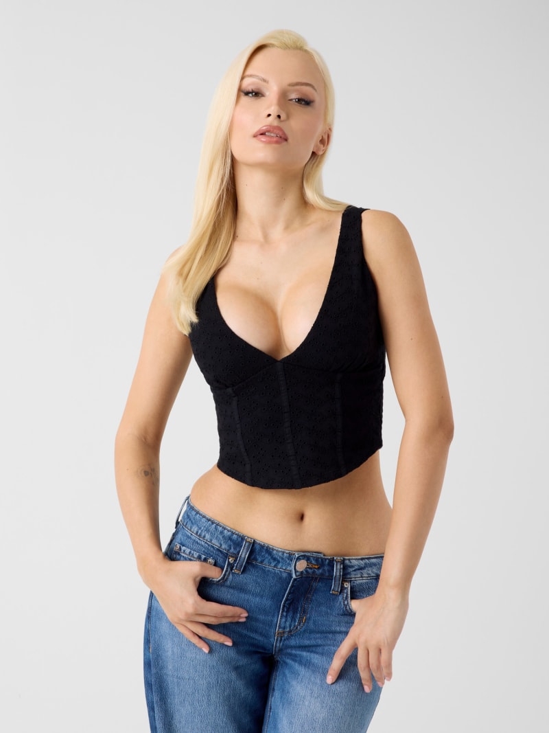 V neck top