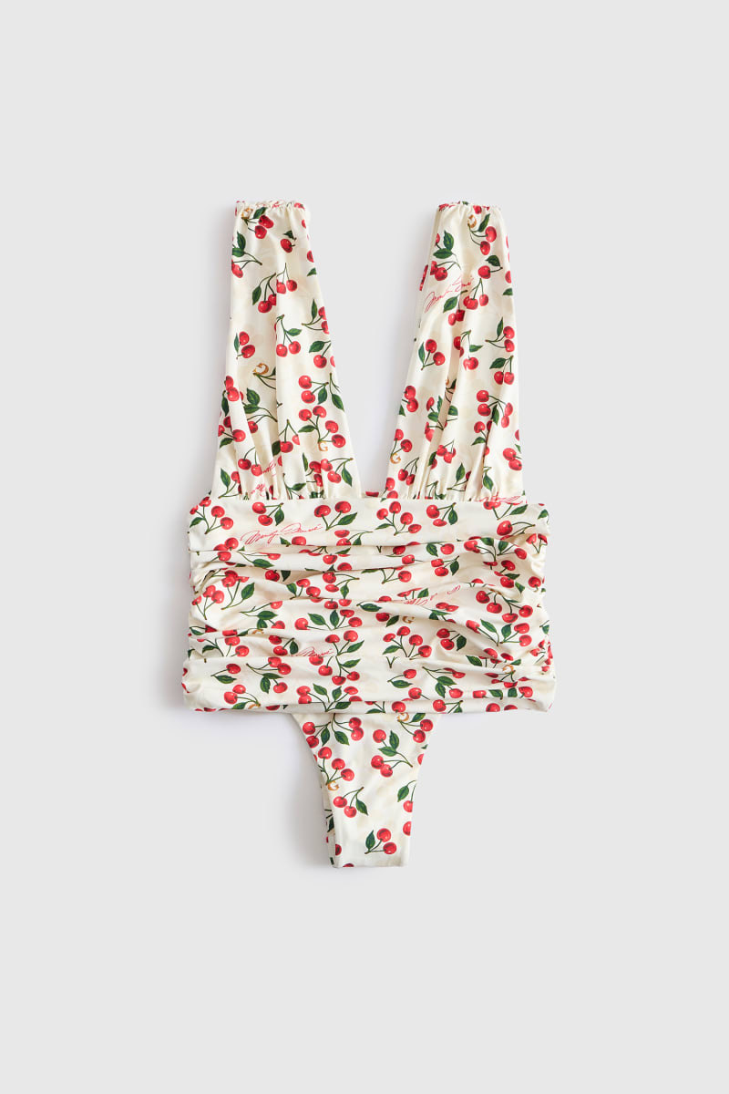 One piece printed swimsuit