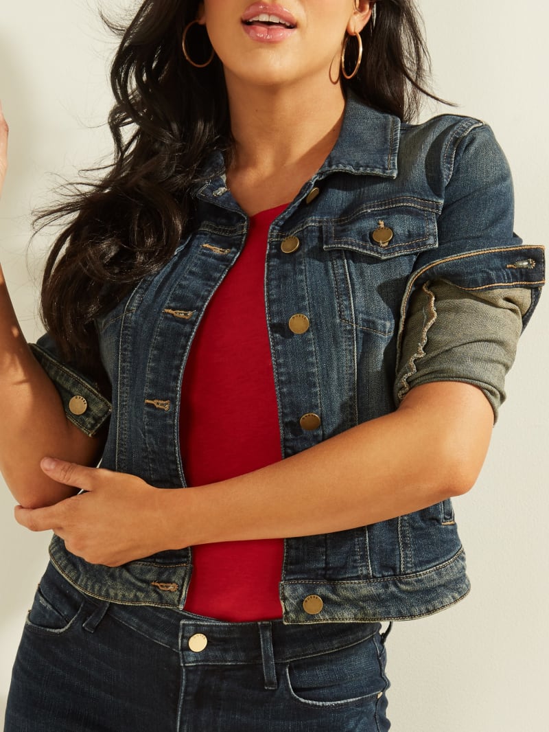 guess denim trucker jacket