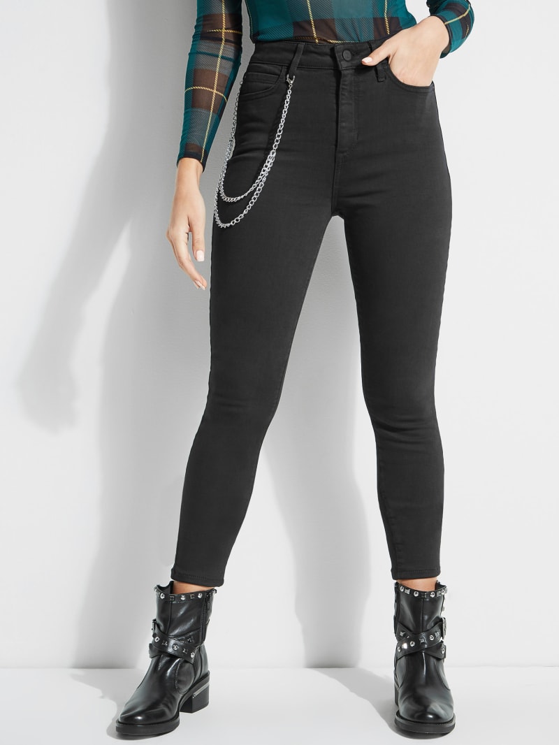 jeans with chains