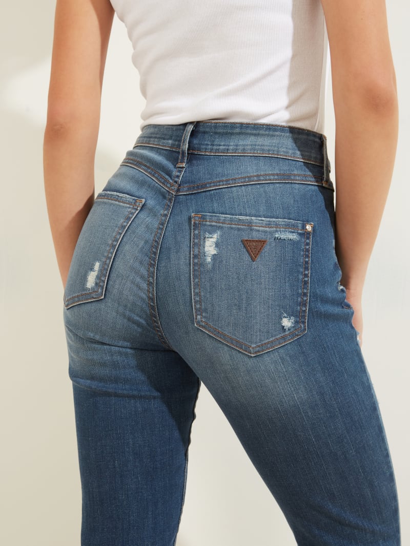 guess high rise jeans