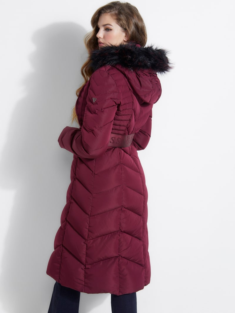 Guess patricia online long down jacket