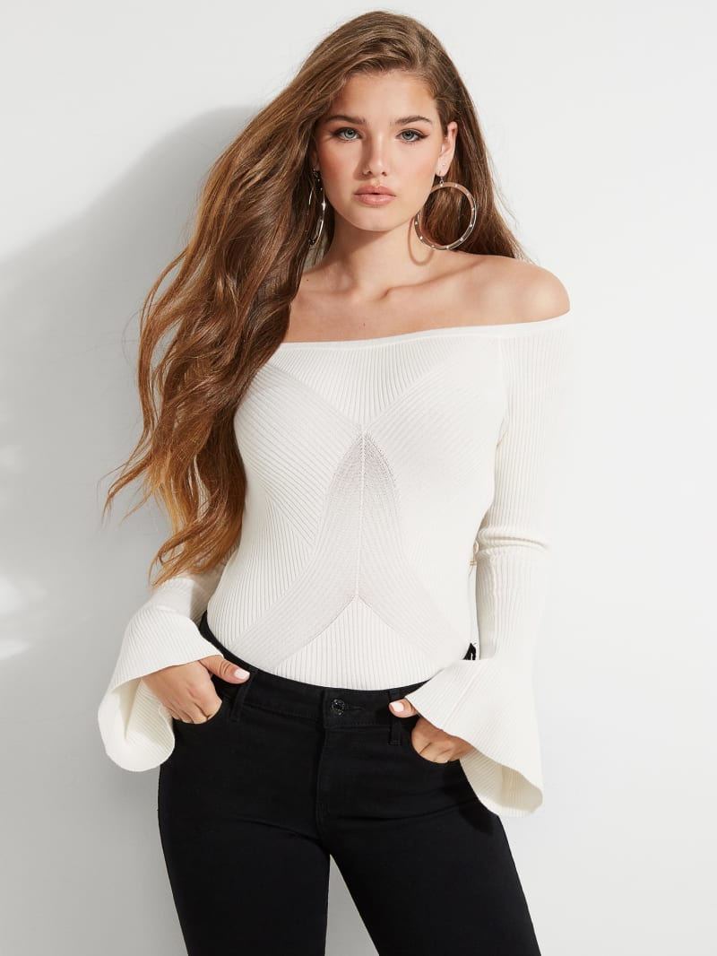 bell sleeve sweater