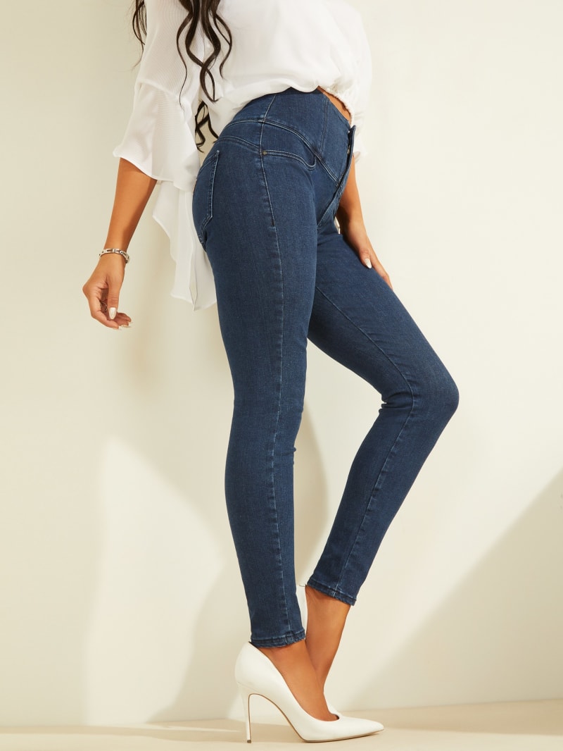 Guess Eco Shape-Up Corset Skinny Jeans. 3
