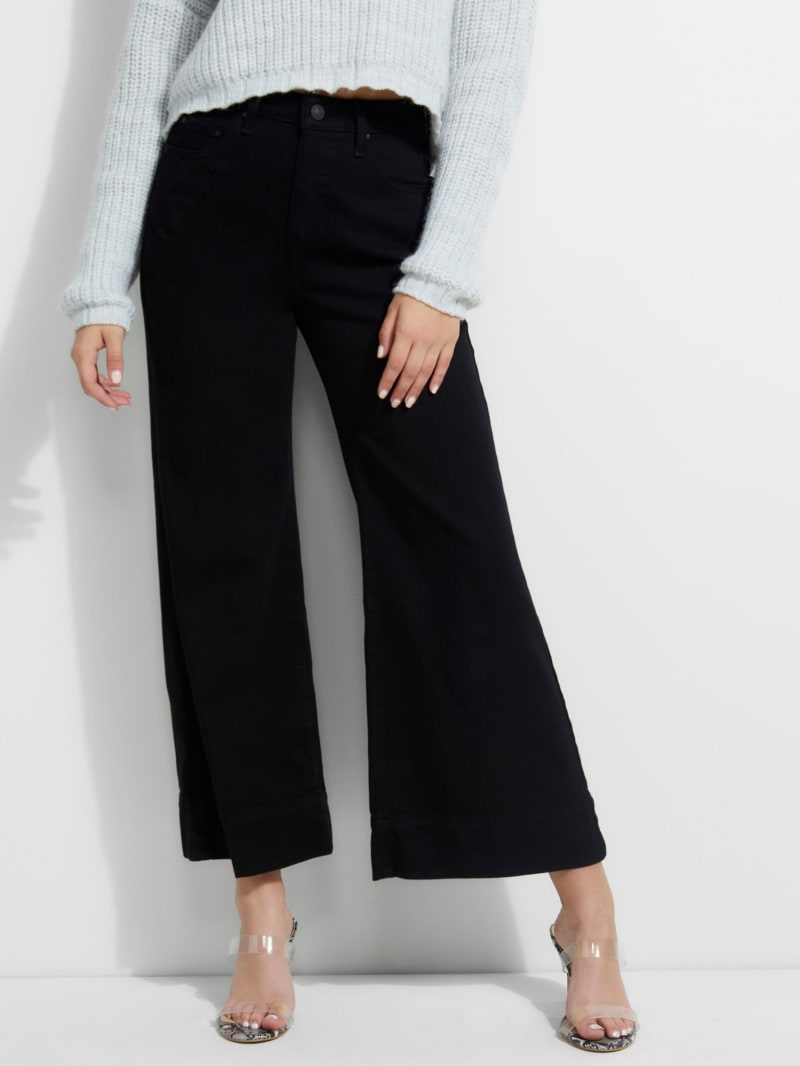 high rise wide leg jeans