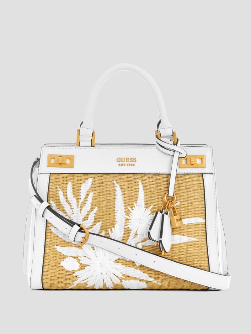 Sacoche de luxe en paille Katey