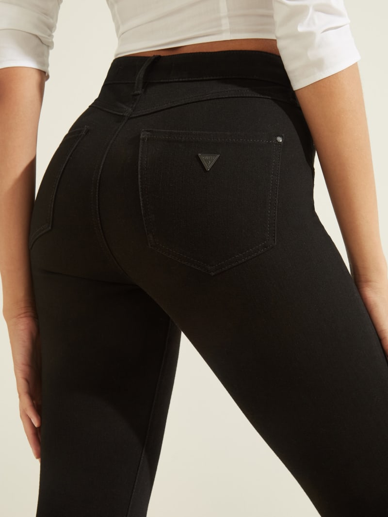 Guess high waisted black jeans clearance