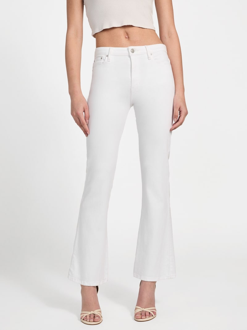 Women's White Flare & Wide Leg Jeans