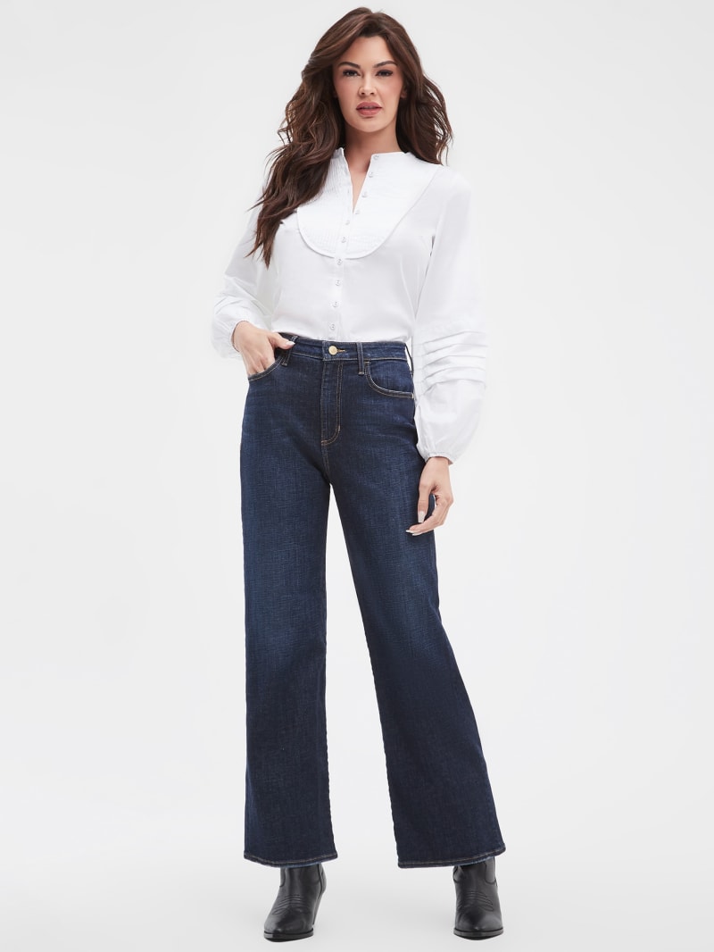 HSMQHJWE Wide Leg Jeansladies Pants Size 14 Jeans Zppered High-Waisted  Temperament Slim-Fit Four-Button Women'S Stretch Women'S Jeans High Waist  Pants