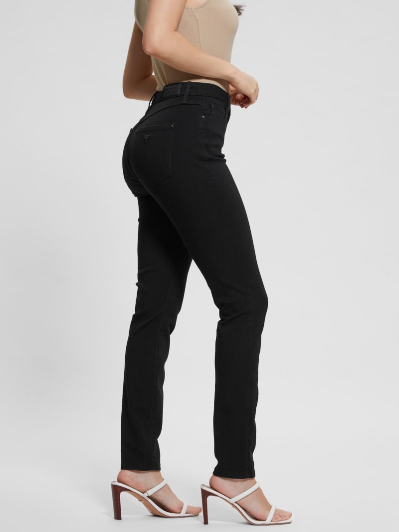 Guess black skinny jeans discount