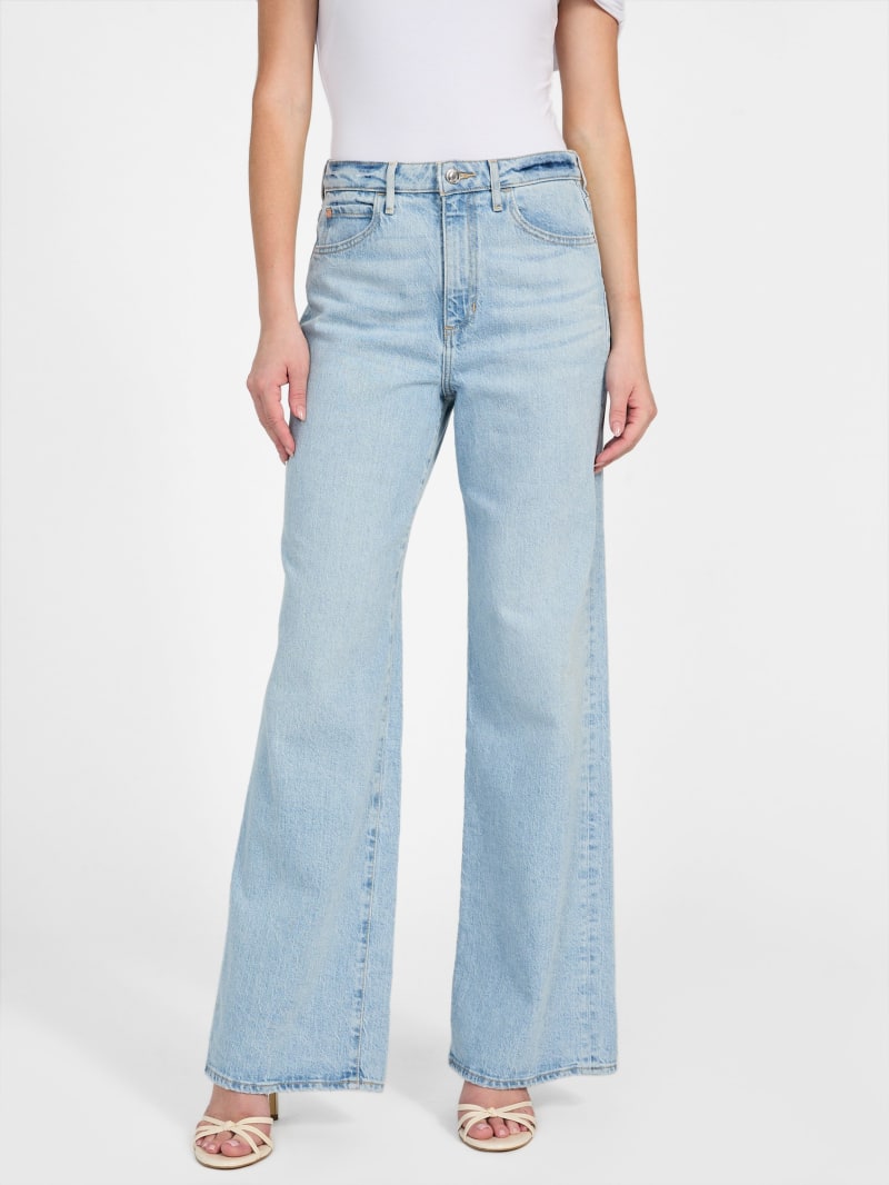 Wide Leg Denim Jeans | GUESS