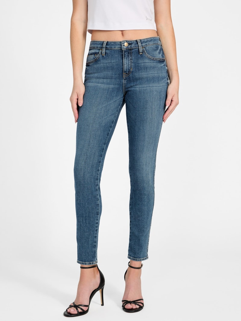  GUESS Jeans Eco Skinny Super High Rise con detalle de