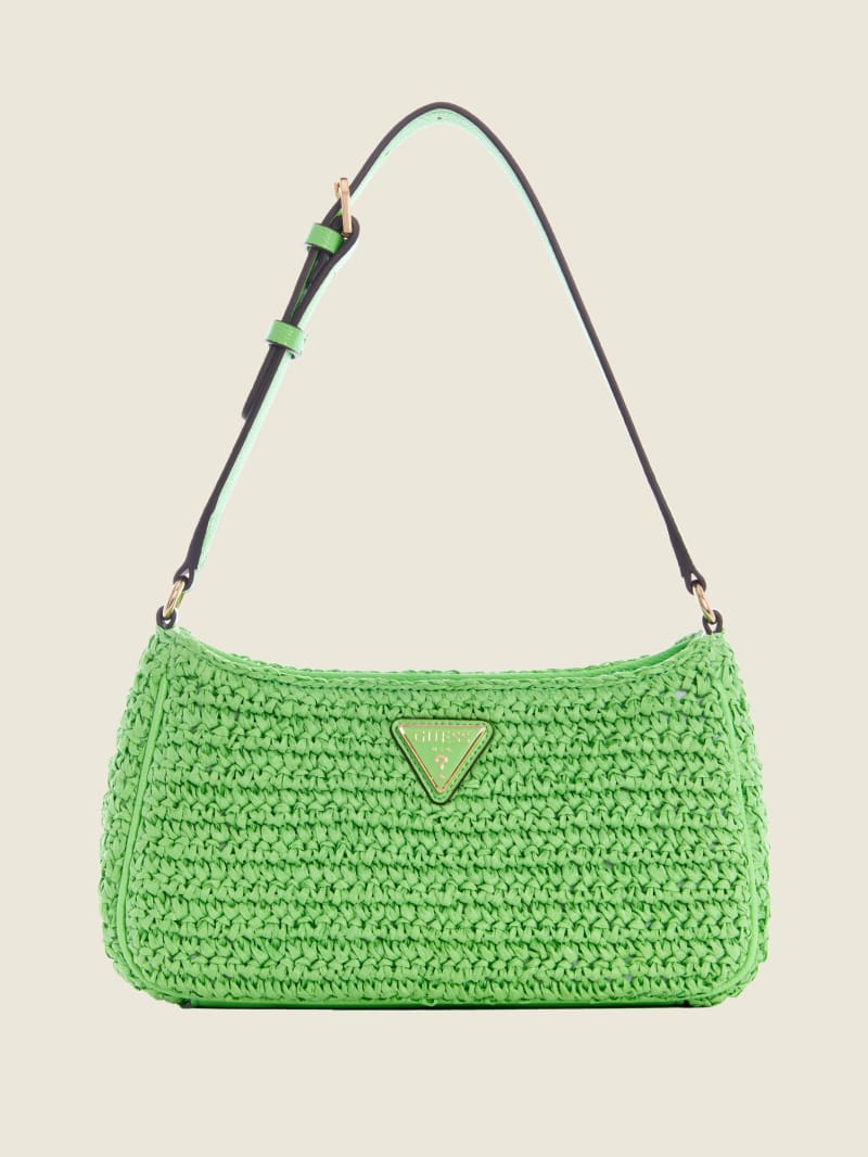 Little Bay Straw Shoulder Bag GUESS