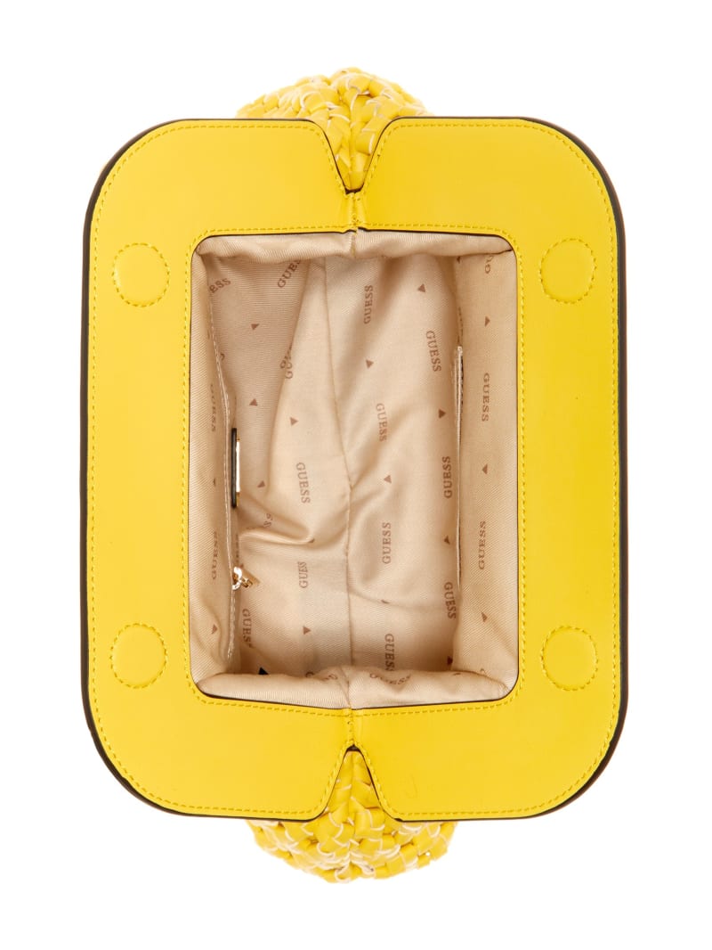 Yellow guess purse hot sale