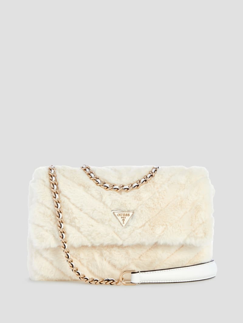 Katine FauxFur Convertible Crossbody GUESS Canada