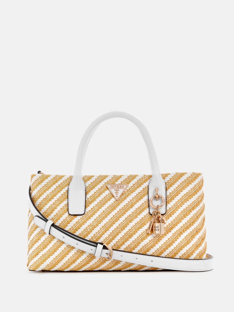 Simona Straw Small Satchel