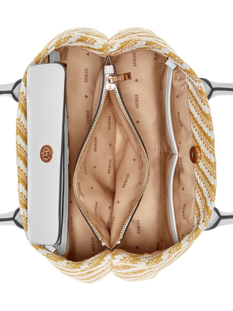 Simona Straw Small Satchel