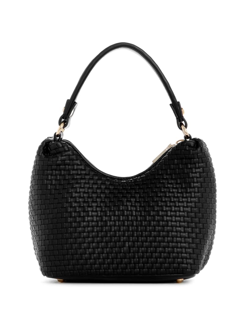 Etel Woven Mini Shoulder Bag GUESS Canada