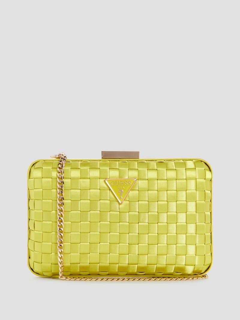 Twiller Woven Satin Minaudiere | GUESS