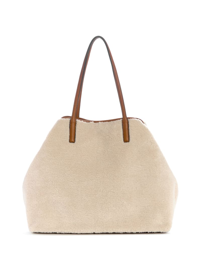 Victtoria Shearling Large Tote Set