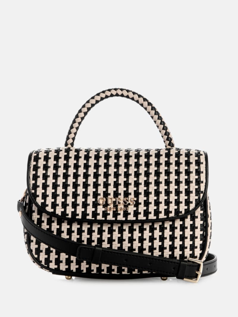 Mirema Woven Top-Handle Bag · Guess