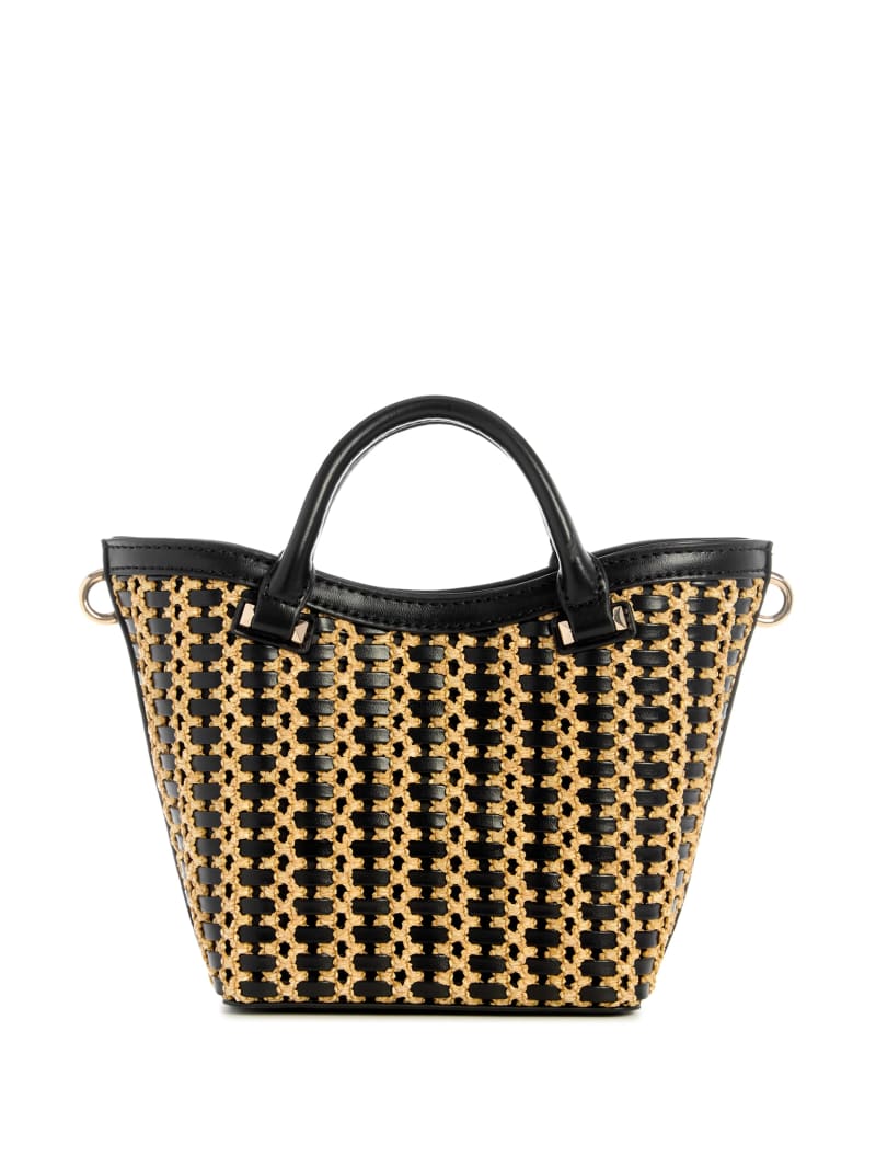 Atalia Raffia Mini Tote | GUESS