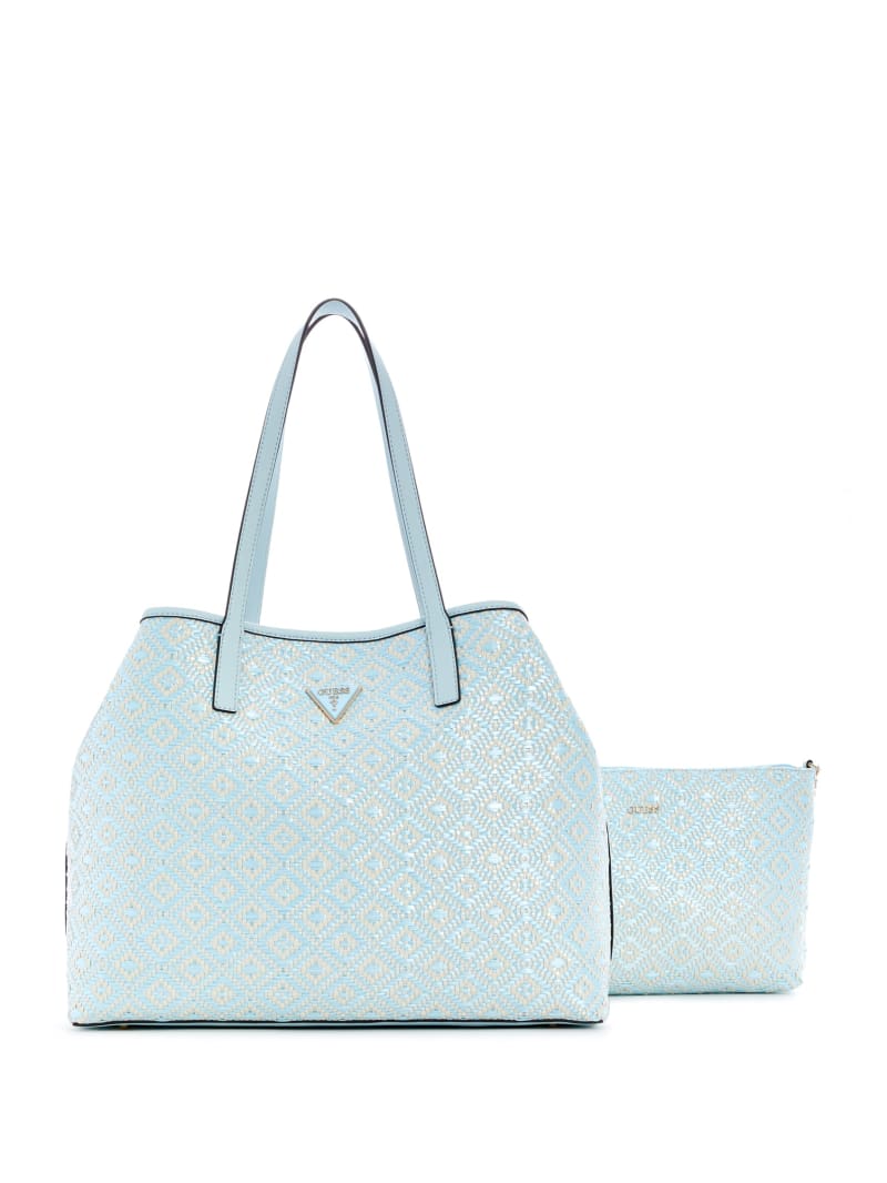 Vikky Straw Tote Set