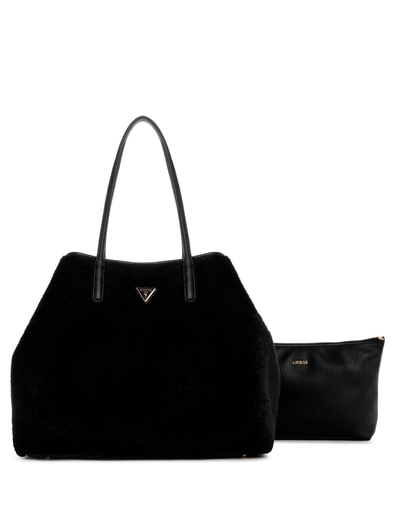 Victtoria Faux-Fur Large Tote Set