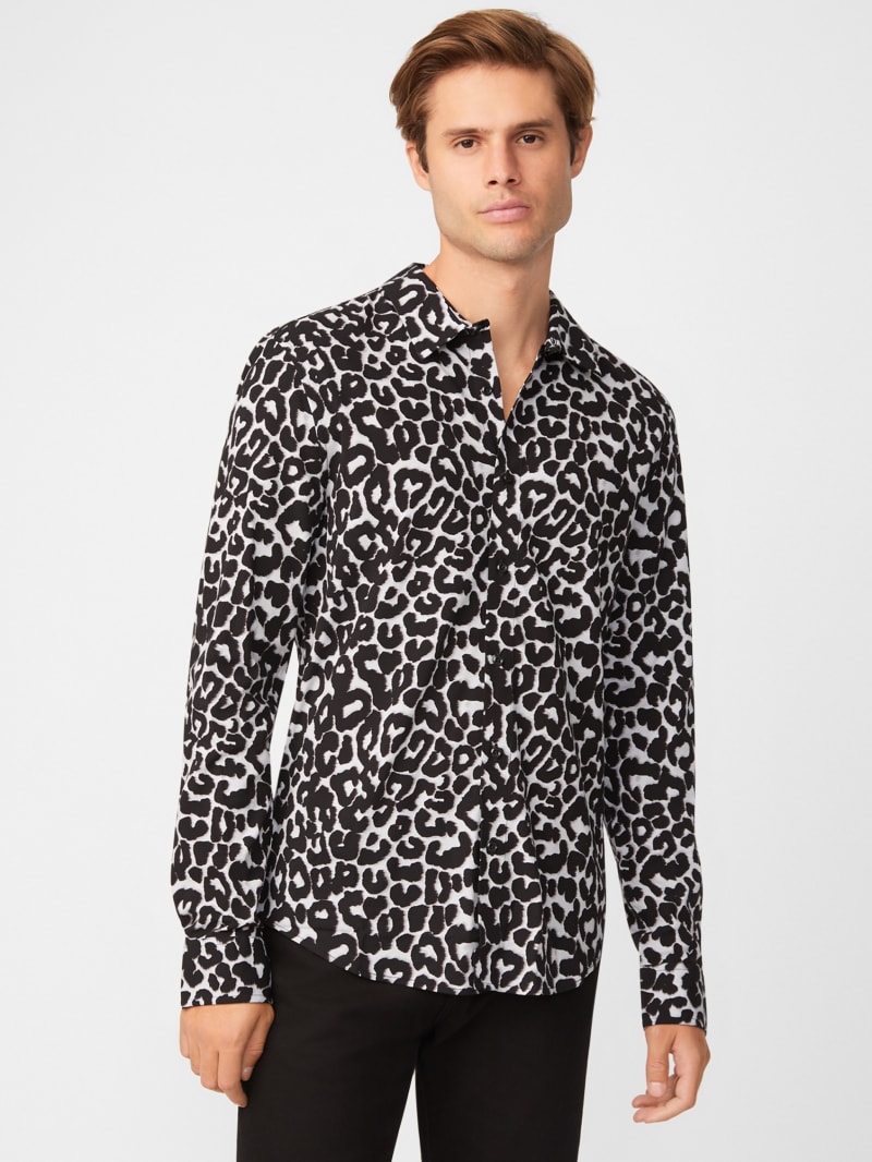 Rocki Leopard Shirt | GUESS Factory Ca