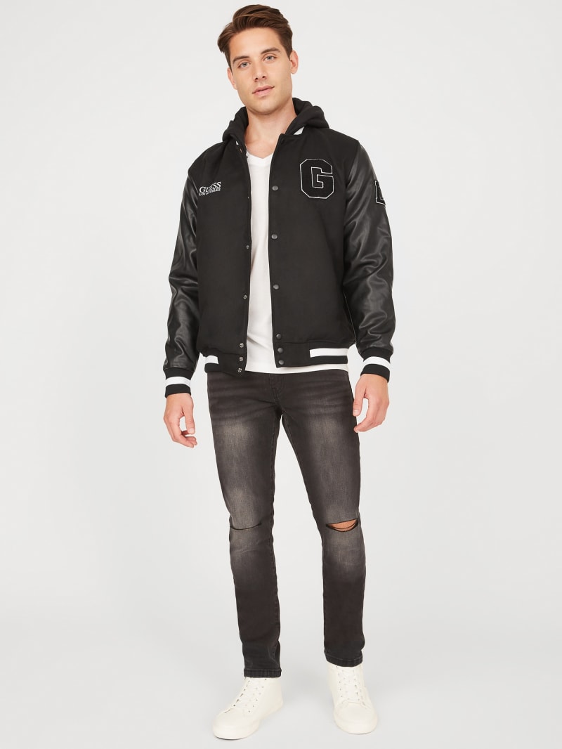 guess letterman jacket