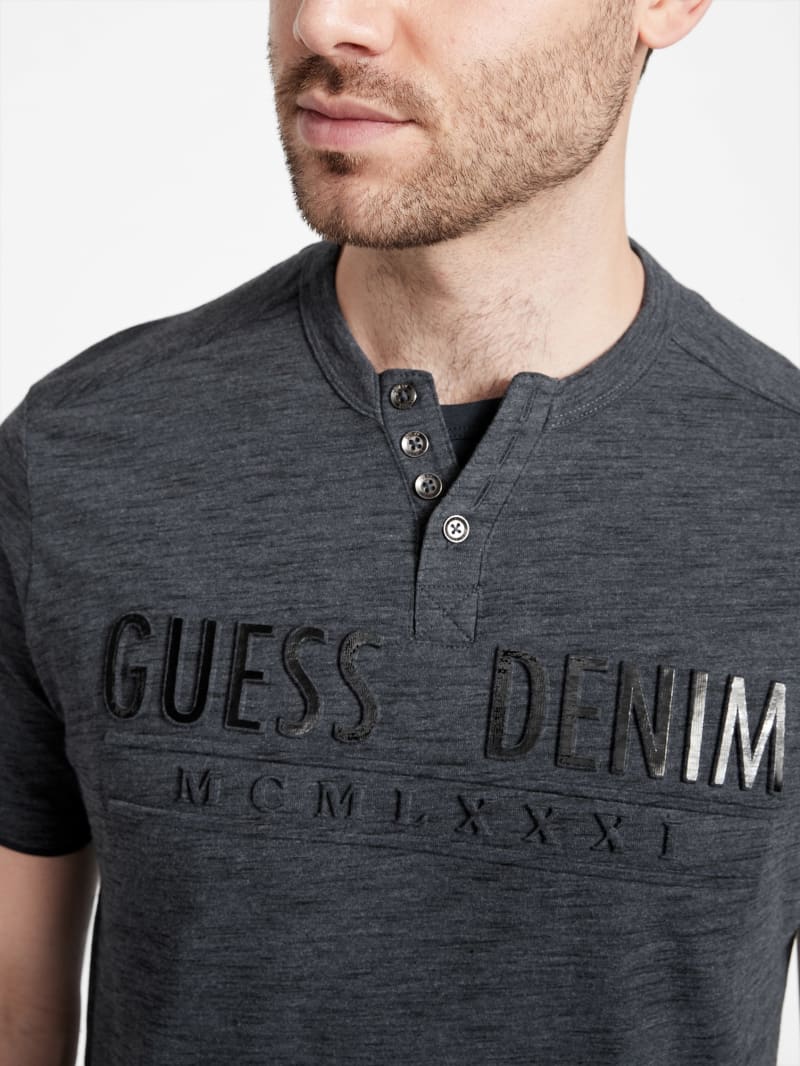 Edgar Marled Henley Tee