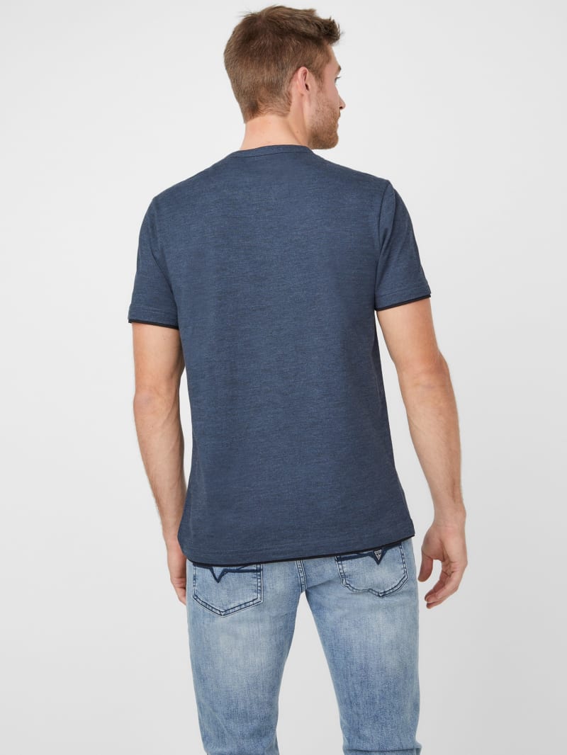 Edgar Marled Henley Tee