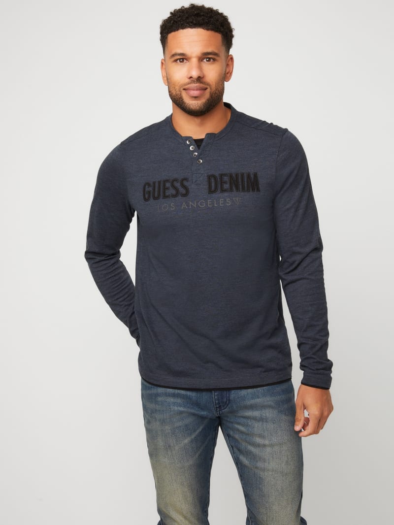 guess long sleeve t shirt mens