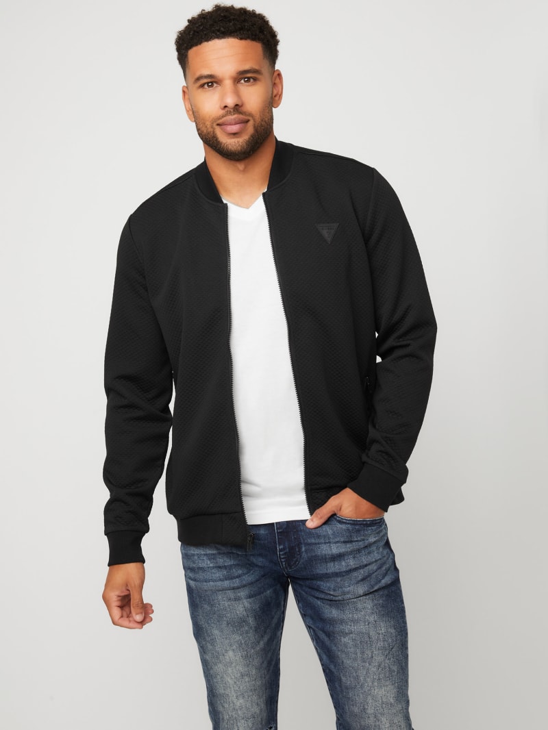 Castro Quilted Bomber Jacket | GUESS Factory