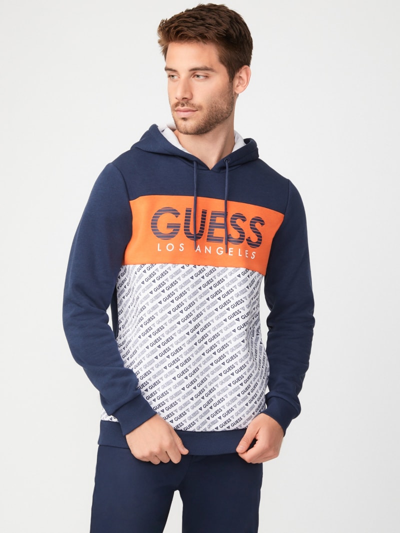 guess multicolor hoodie